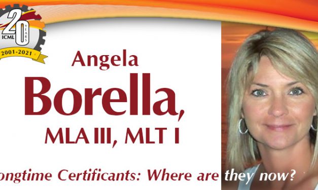Where Are They Now? Meet Angela Borella, MLA III, MLT I
