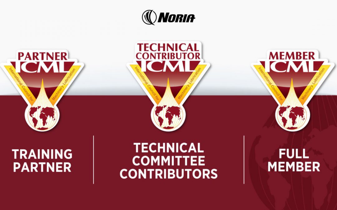 ICML logos representing three roles fulfilled by Noria Latin America: Member, Technical Contributor, and Training Partner